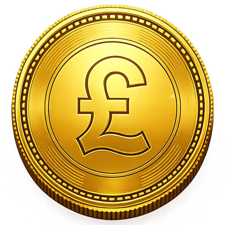 Pound Coin Logo
